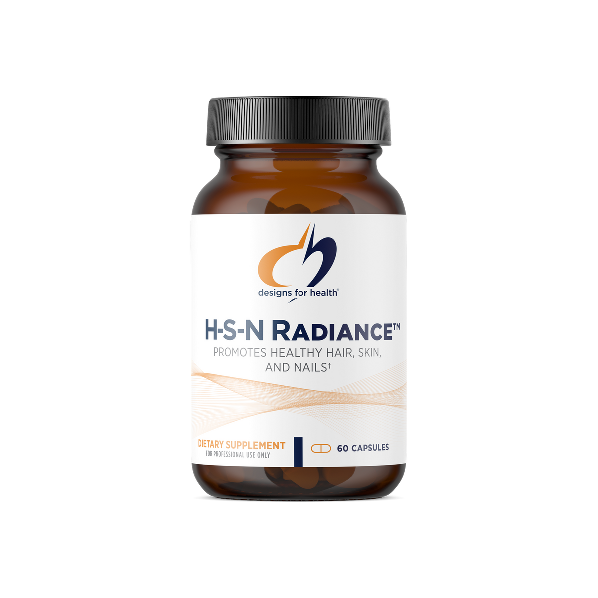 A supplement container of H-S-N Radiance™ by Designs for Health - USA