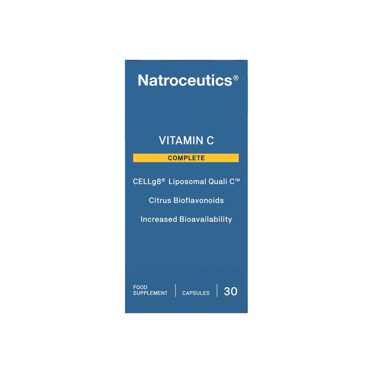 A supplement container of Vitamin C Complete 60c by Natroceutics