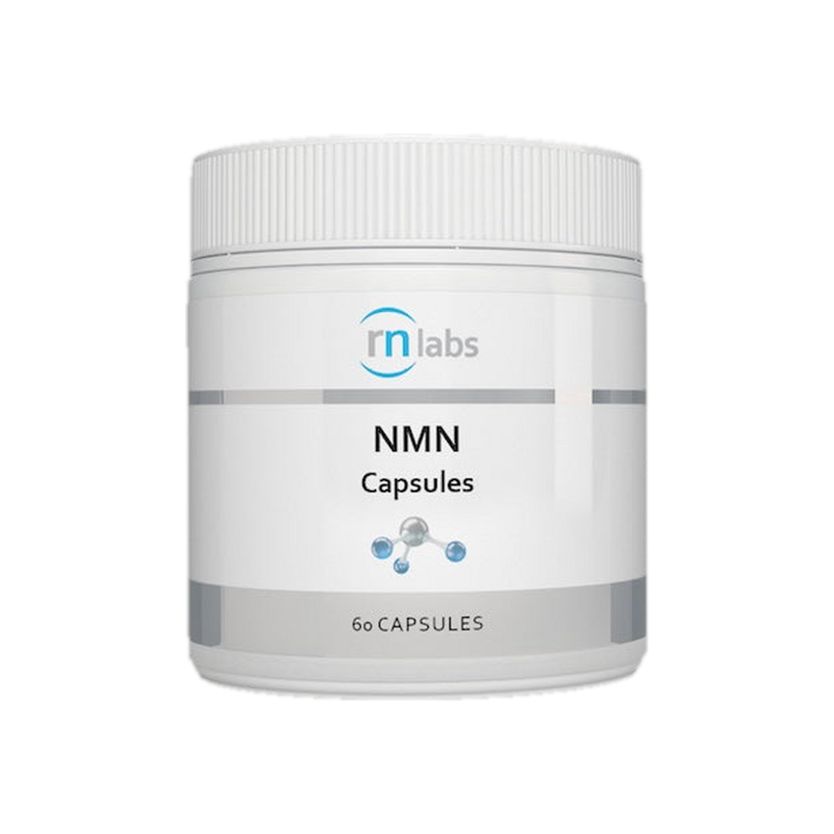A supplement container of NMN 60c by RN Labs