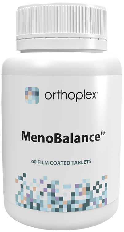 A supplement container of MenoBalance 60t by Orthoplex