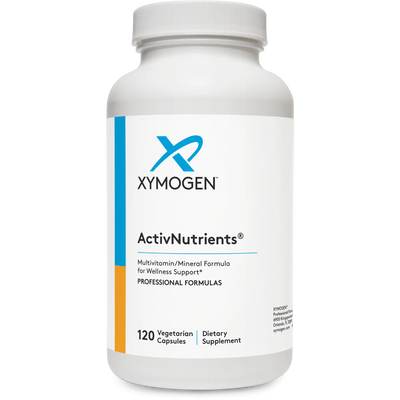 A Supplement container with the name ActivNutrients by Xymogen.