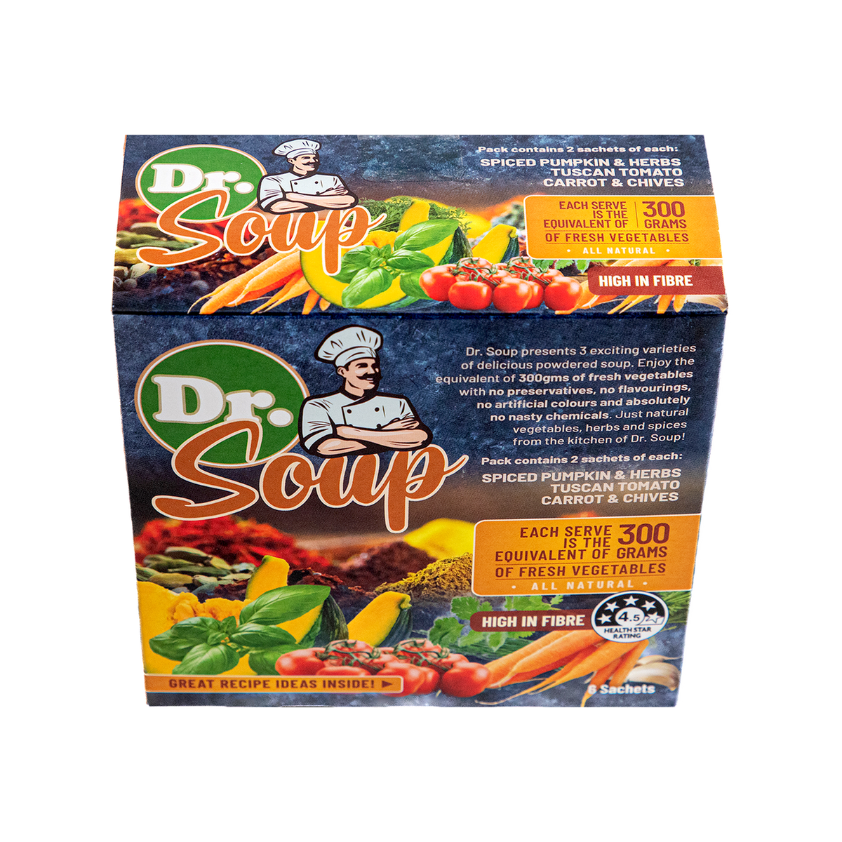 Dr Soup® 6 Single Serve Sachets
