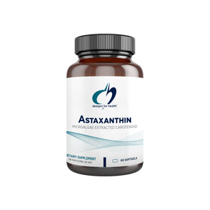 A supplement container of Astaxanthin by Designs for Health - USA