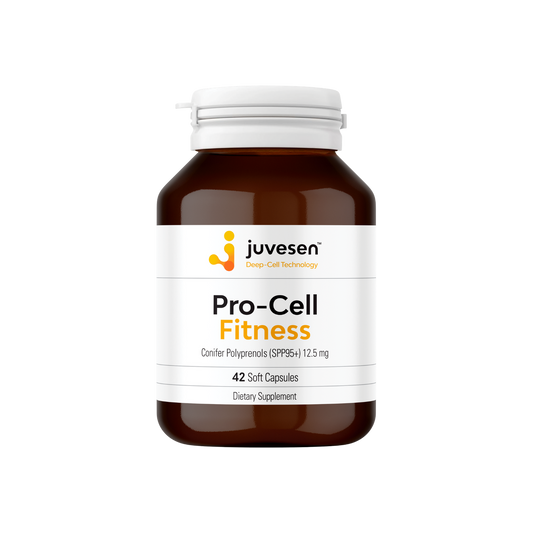 A supplement container of Pro-Cell Fitness by Juvesen
