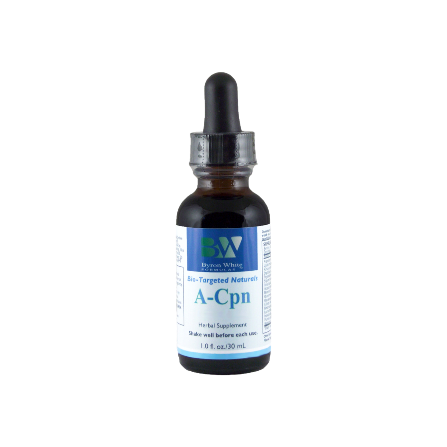 A supplement container of A-CPN by Byron White Formulas