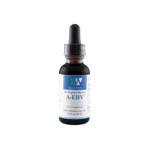 A supplement container of A-EHV by Byron White Formulas