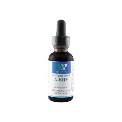 A supplement container of A-EHV by Byron White Formulas