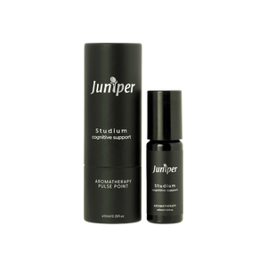 A supplement container of Studium Aromatherapy Blend 10ml by Juniper