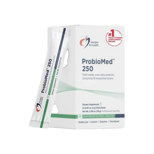 A Supplement box of 14 packets of ProbioMed 250 by Designs for Health 