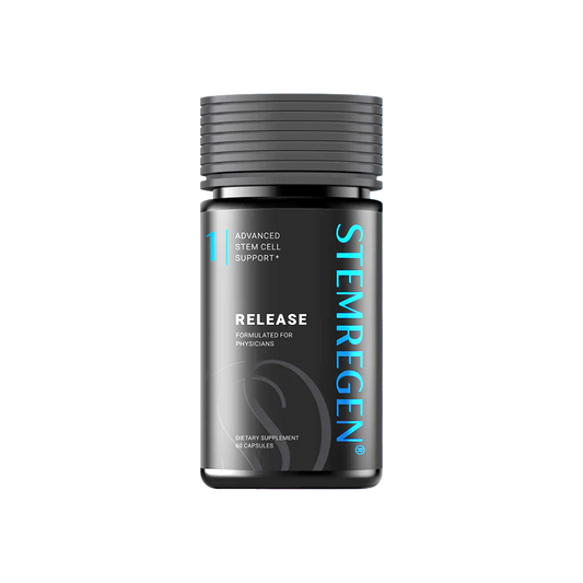 A supplement container of Release by Stemregen (Retail)