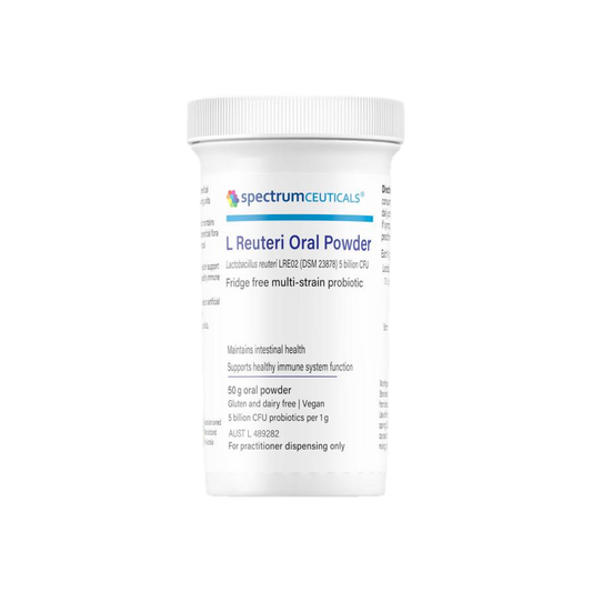 A supplement container of L Reuteri Powder by SpectrumCeuticals