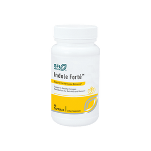 A supplement container of Indole Forte by SFI Health