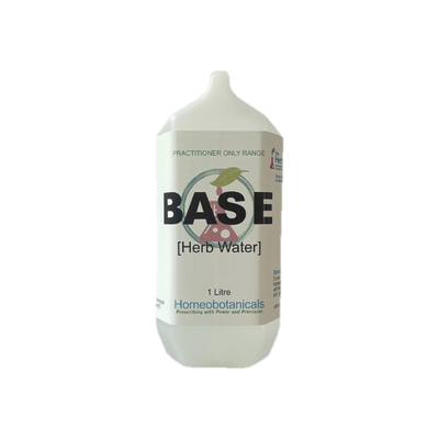 A supplement container of Herb Water Base by Homeobotanicals