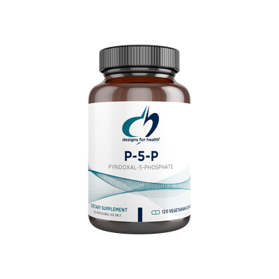 A supplement container of P-5-P by Designs for Health - USA