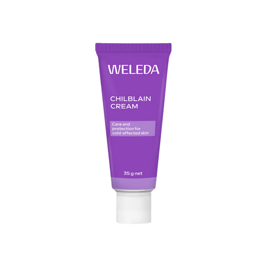 A supplement container of Chilblain Cream by Weleda