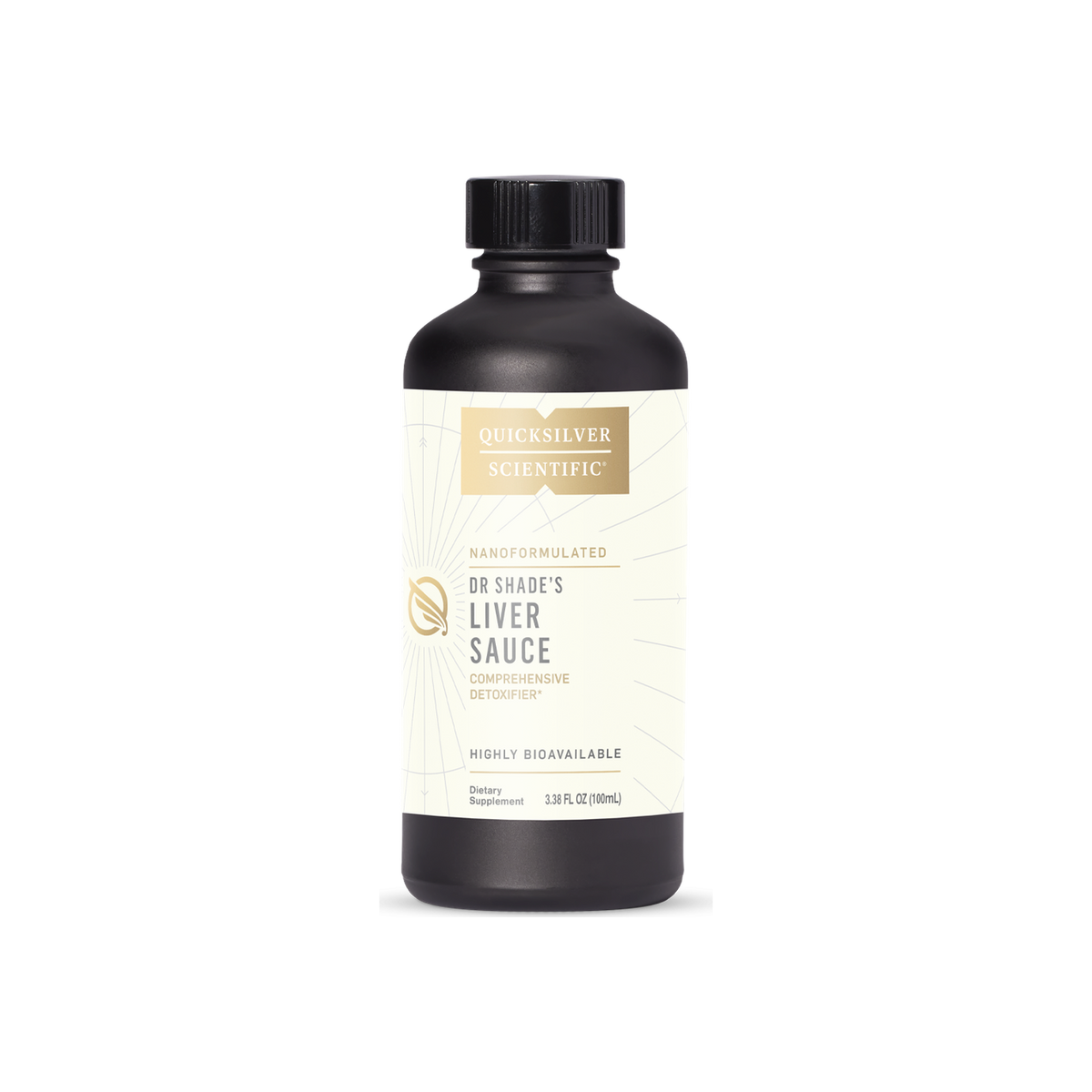 A supplement container of Liver Sauce by Quicksilver