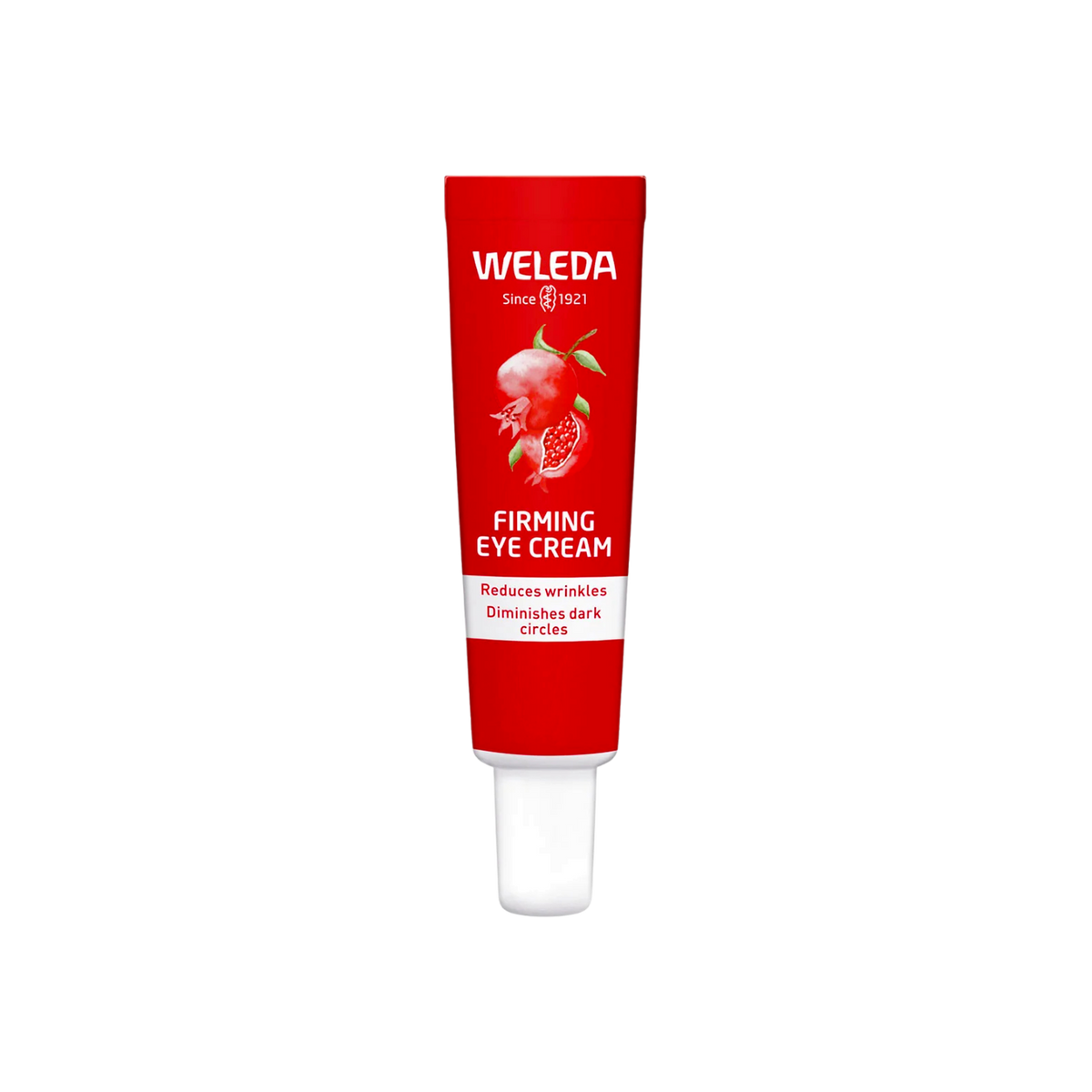 A supplement container of Firming Eye Cream (Pomegranate) by Weleda