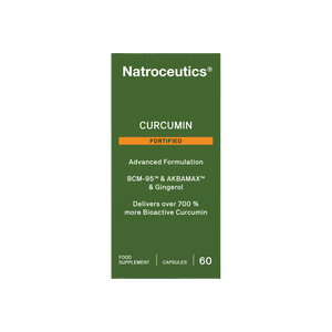 A supplement container of Curcumin Fortified by Natroceutics