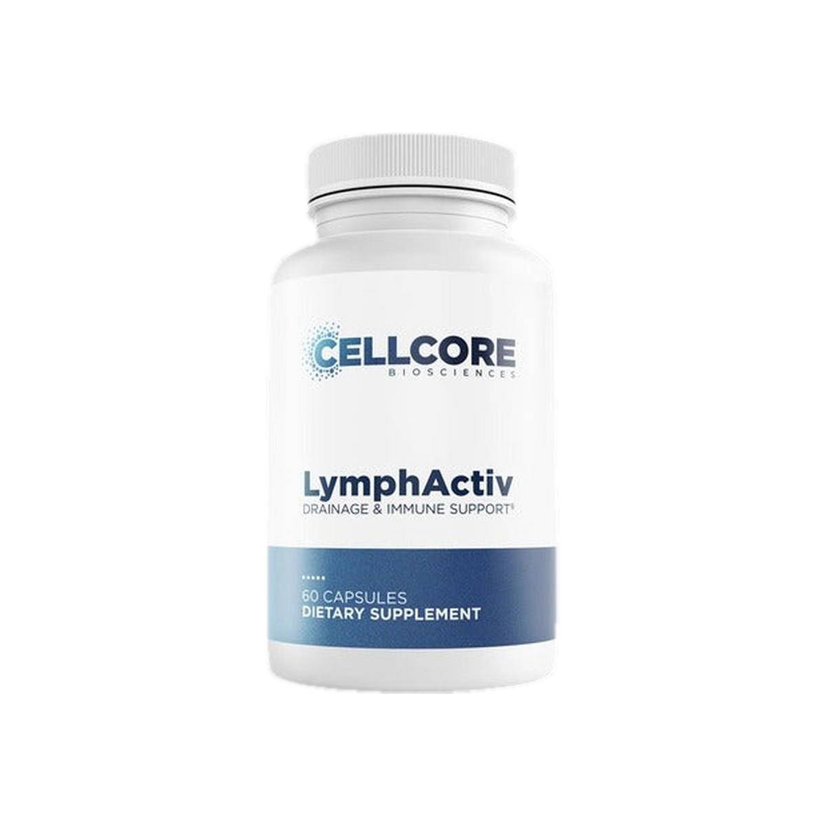 A supplement container of LymphActiv 60c by Cellcore