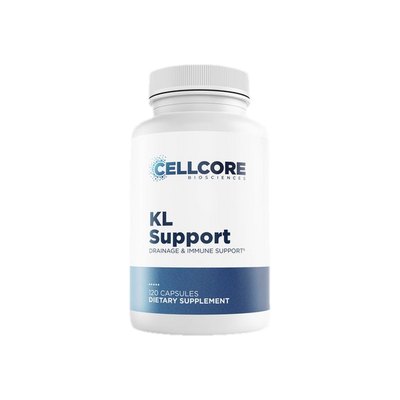 A supplement container of KL Support 120c by Cellcore