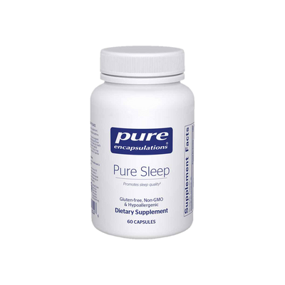 A supplement container of Pure Sleep 60c by Pure Encapsulations