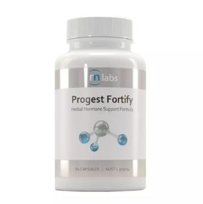 An image of a supplement called Progest Fortify by Rnlabs