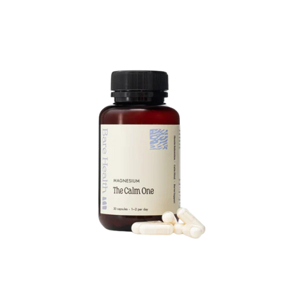 A Supplement container with the name The Calm One (30 Caps) by Bare Health.