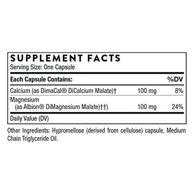Ingredients containing Calcium, CimaCal, DiCalcium Malate, Magnesium, Albion DiMagnesium Malate