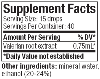 Supplement facts for Amantilla - Relax/Sleep
