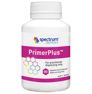 A supplement container of PrimerPlus™ by SpectrumCeuticals