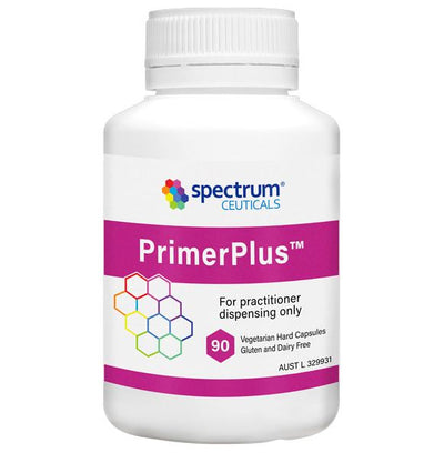 A supplement container of PrimerPlus™ by SpectrumCeuticals