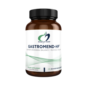 A supplement container of GastroMend-HP (USA) 60 Caps by Designs for Health - USA