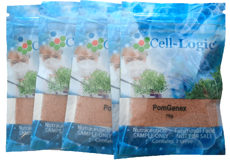 A supplement container of PomGenex Compatibility Evaluation Pack by Cell Logic