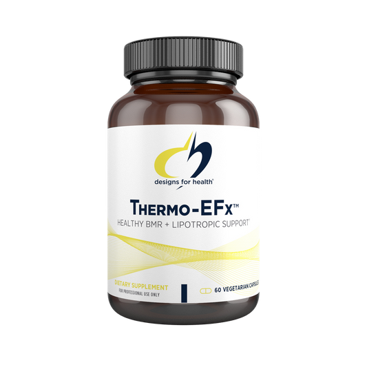 A supplement container of Thermo-EFx by Designs for Health - USA
