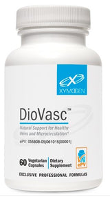 A supplement container of DioVasc by Xymogen