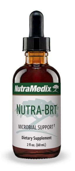 A supplement container of Nutra-Brt by NutraMedix