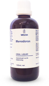 A supplement container of Menodoron, 100ml by Weleda