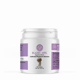 A supplement container of Blazei-MRL ™ 90T by Mycology Research Laboratories