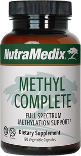 A supplement container of Methyl Complete by NutraMedix