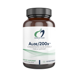 A supplement container of Aloe 200x by Designs for Health - USA