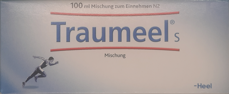 A supplement container of Traumeel Drops by Heel