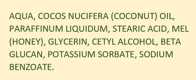 Supplement facts for Ganodex listing ingredients including Beta Glucan, Cetyl Alcohol, Coconut Oil, Glycine, Helichrysum Hydrosol