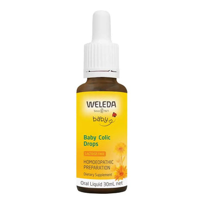 A supplement container of Baby Colic Drops by Weleda