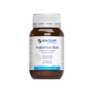 A supplement container of ProBioFlora Multi by SpectrumCeuticals