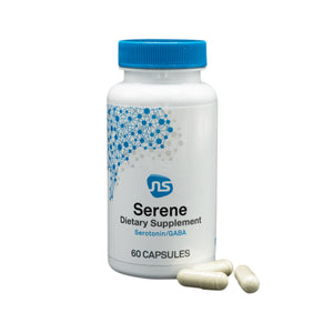 A supplement container of Serene by NeuroScience