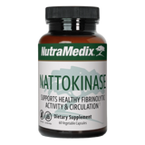 A supplement container of Nattokinase by NutraMedix
