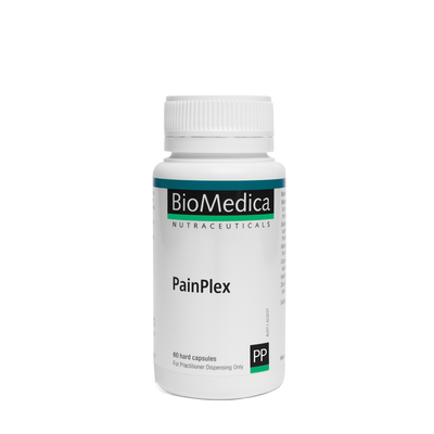 A supplement container of PainPlex by Bio-Medica