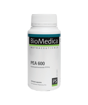 A supplement container of PEA 600 by Bio-Medica