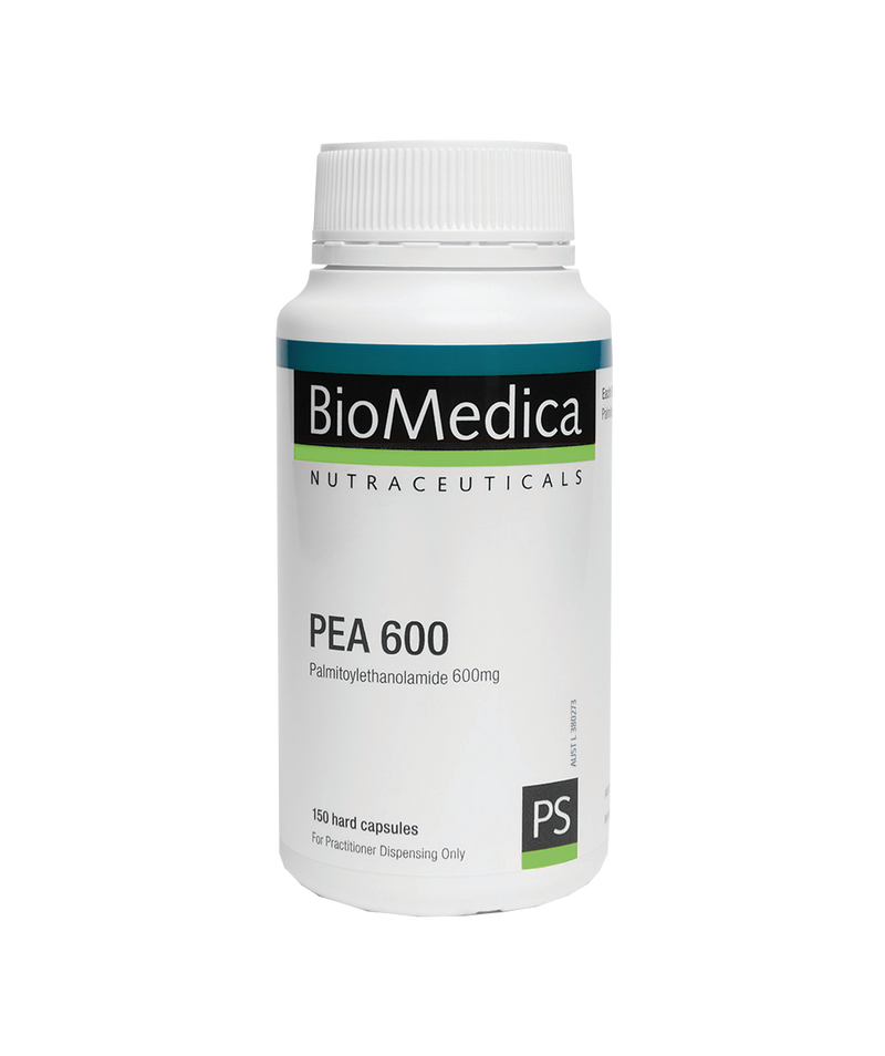 A supplement container of PEA 600 by Bio-Medica