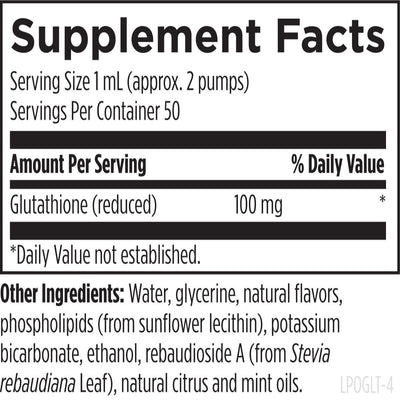 Ingredients: Glutathione (reduced)